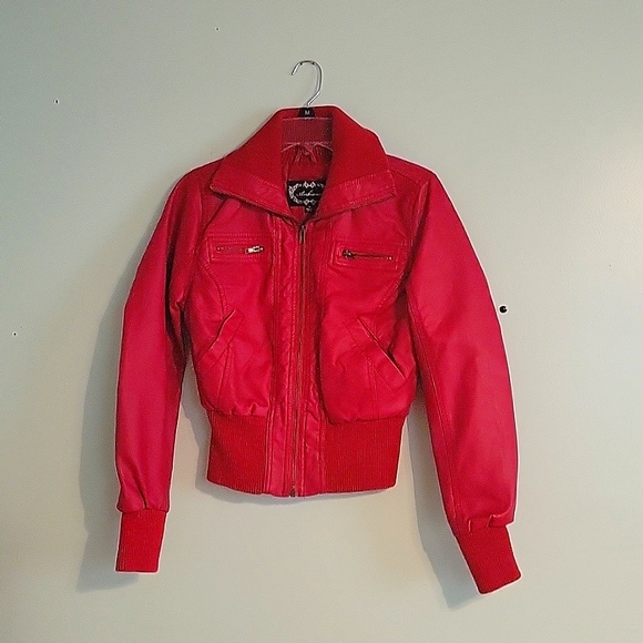 Ambiance Jackets & Blazers - Zip Up Crop Jacket (M)
